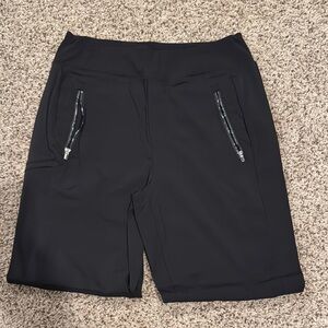 Athleta Women's Black Joggers with Zipper Pockets